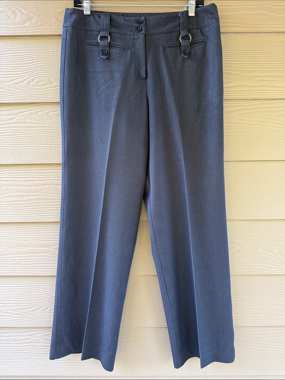 new directions Charcoal Wide-Leg Dress Trousers